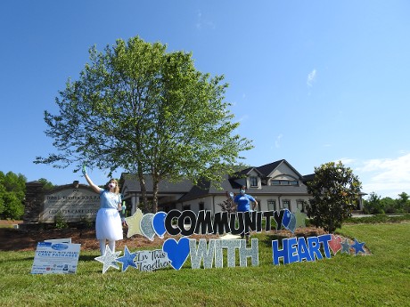 People and Community With Heart Signs